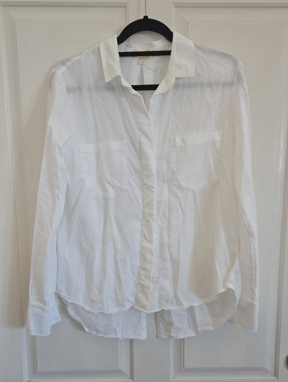 cloth & stone White Button-Front Women's Shirt